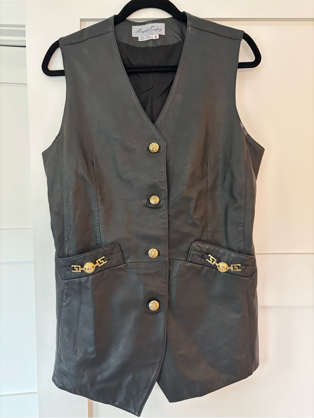 100% Leather vest